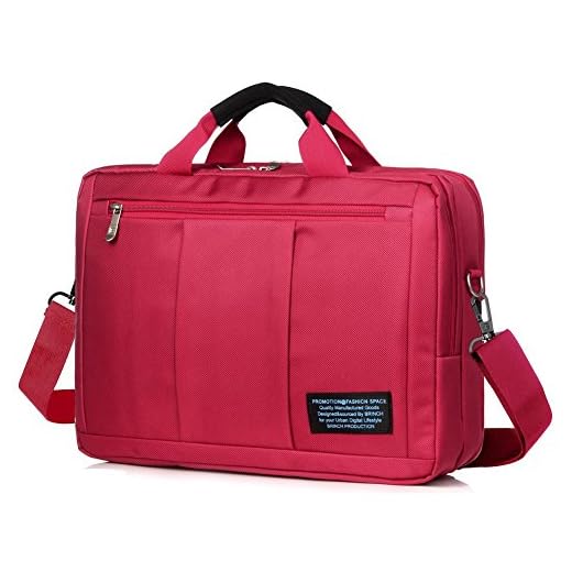 Hombres y Mujeres 15.6 Pulgadas Impermeable Nylon Bolsa de Mensajero Viajes de Negocios Tableta del Ordenador Portátil Bolso Bandolera Puede Convertirse en Mochila
