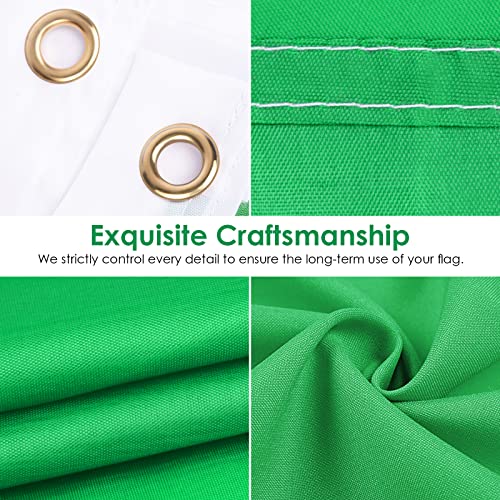 Image of AhfuLife 2 Pcs Wales Flag 3x5 Ft, Large Wales Flag for Outside - Double Side with Brass Eyelets for Olympic Party Decorations, Bar Garden Street Decoration Indoor Outdoor