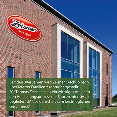 Zeisner Tomaten-Ketchup mit erlesenen Gewürzen | aus Grasberg bei Bremen | vegan | natürlich ohne Konservierungsstoffe, 425 ml