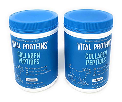 Vital Proteins Unflavored Collagen Peptides, 48 oz with Bovine Hide Collagen Peptides Packaging May Vary Vital Proteins Unflavored Collagen Peptides, 48 oz with Bovine Hide Collagen Peptides Packaging May Vary