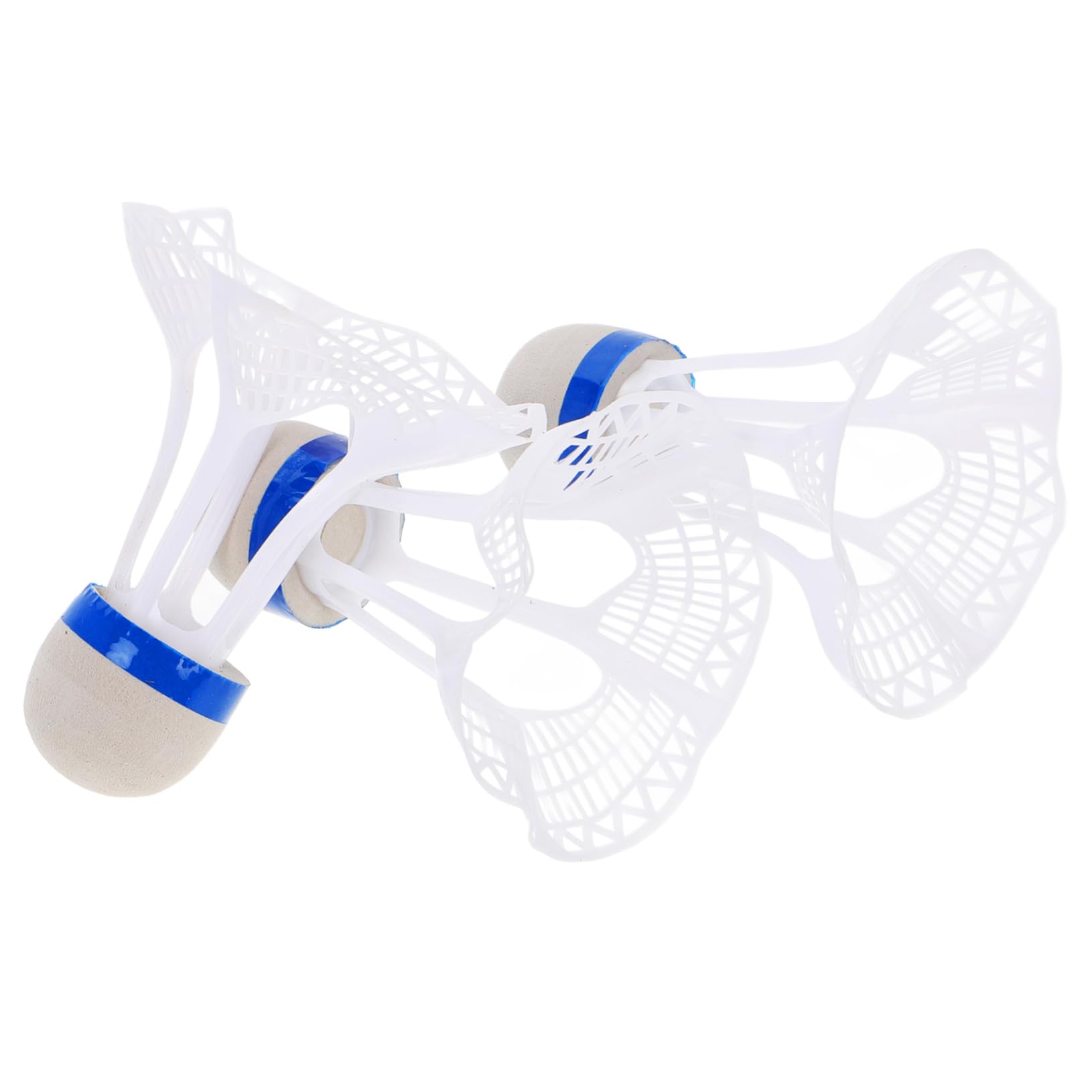 GALPADA High Performance Nylon Badminton Balls 3 Pieces Shuttlecock Training Set Weather Proof for Play