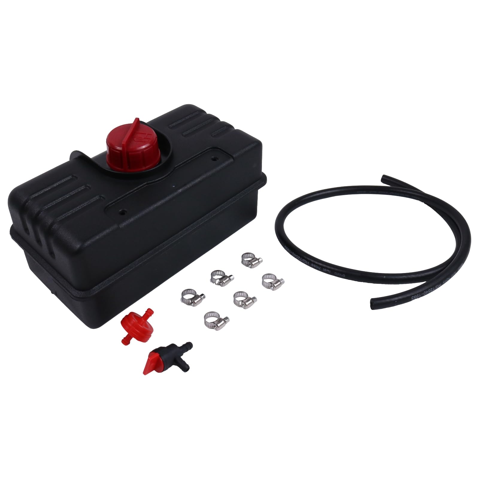 34156A - Depósito de combustible con tapa de gas de 4 cuartos y válvula de cierre compatible con motores Tecumseh 34186A H30 H35 H40 H50 HS40 HS50 HM80 HM100