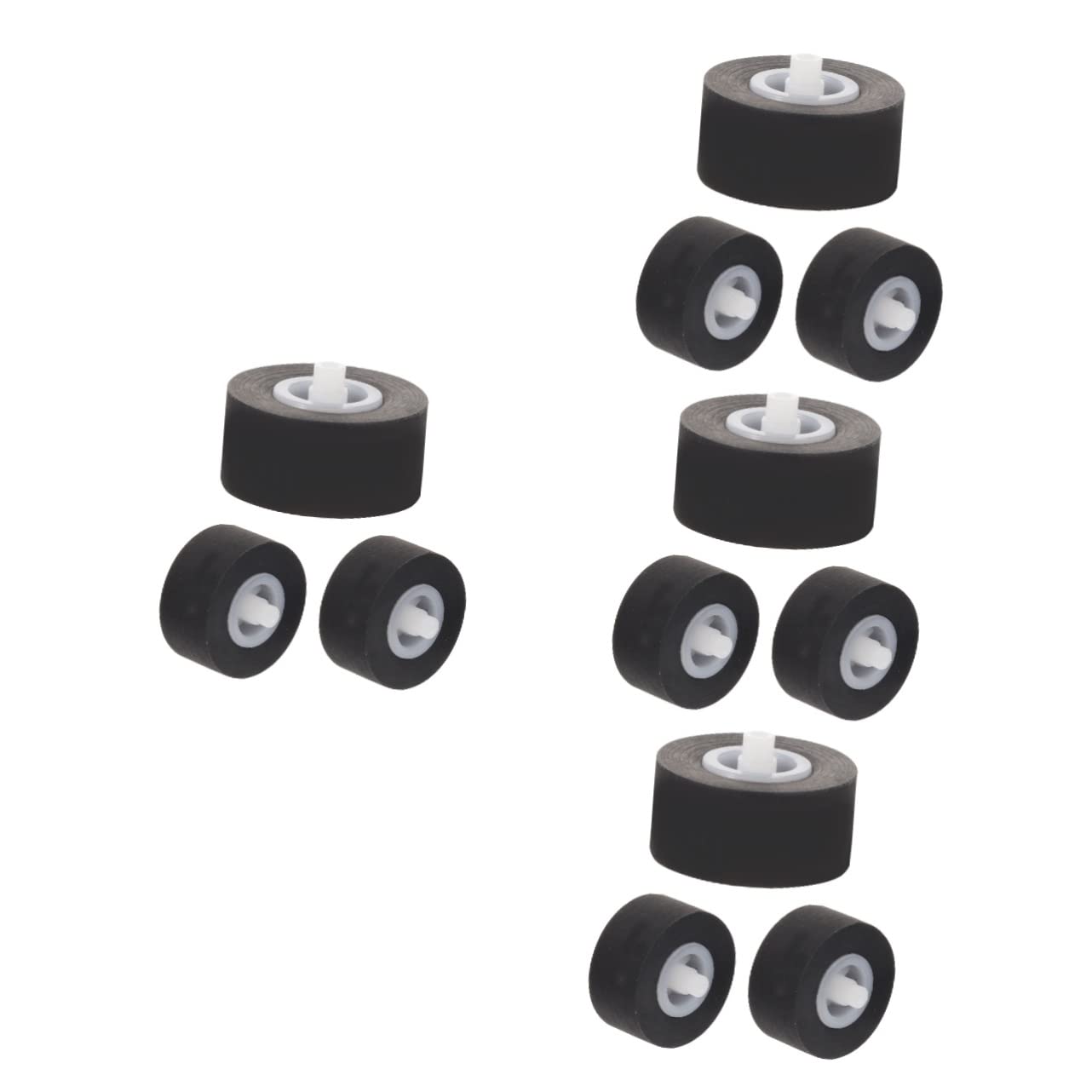 GAROZATION 4sets Pinch Wheel for Cassette Player Audio Parts for Radio Tape Recorder Easy Install 3pcs*4