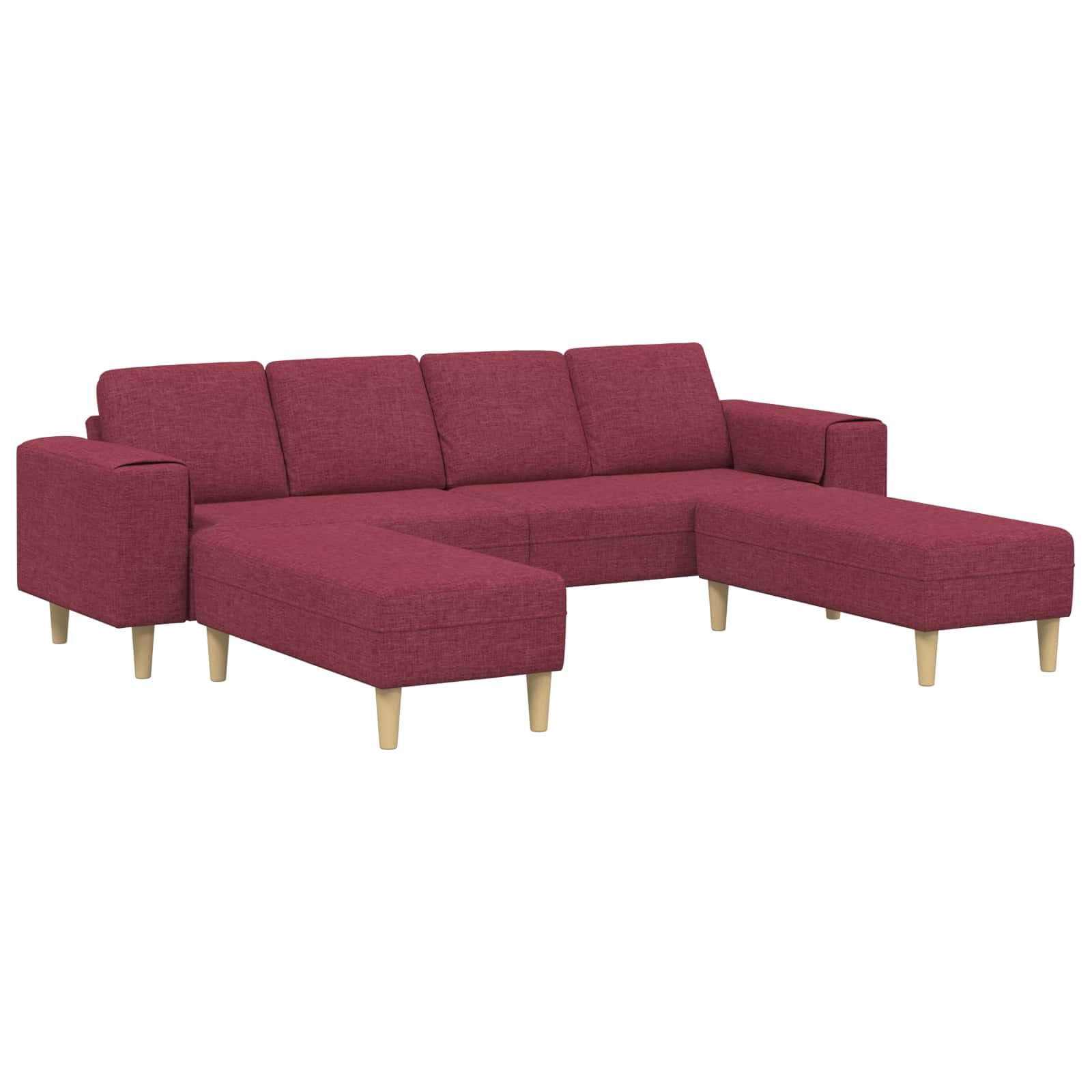 Sofa do salonu, 3-częściowa, z poliestru, z wypełnieniem piankowym, trwała, do relaksu i spotkań towarzyskich