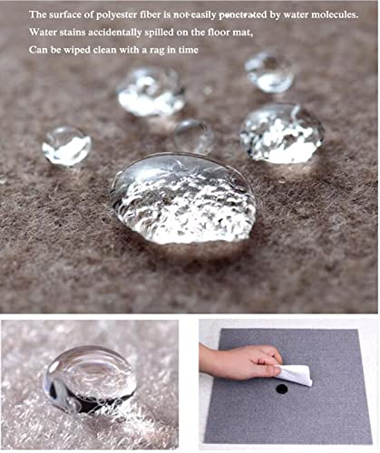 9/18/24Pcs Square Carpet Floor Tiles Self-Adhesive 12"X12" Peel And Stick Seamless Floor Mat Washable Mat Repeated Use For Flooring Home Decoration (Size:30X30Cm（9Pcs）,Color:dark Gray) #TOP3