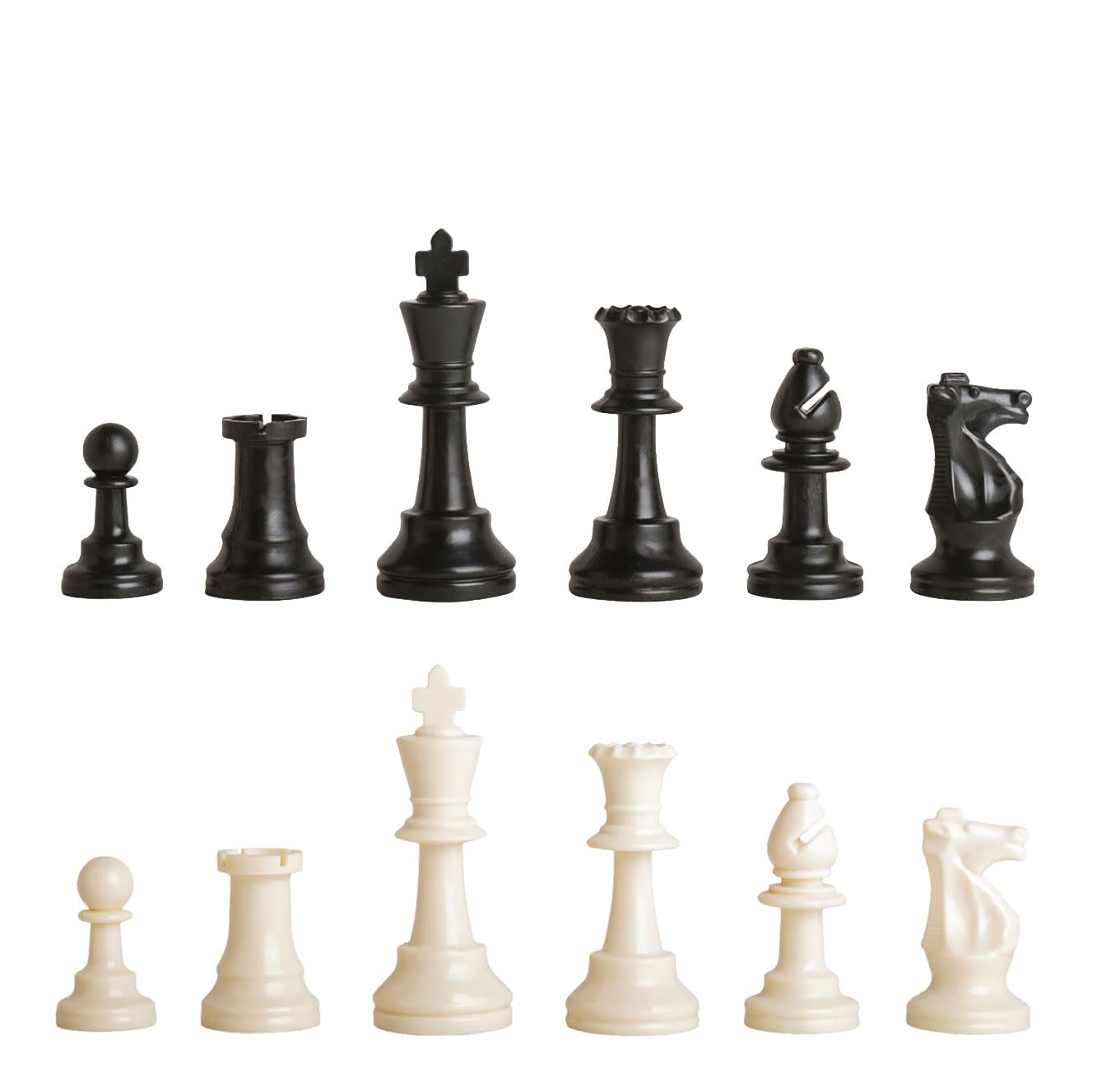 Wilson Jeux, 34 Chess Pieces Size 5, Weighted and Felted Chess Pieces, Ideal for Standard Chess Boards Size 5 x 5 Cm - Image 3
