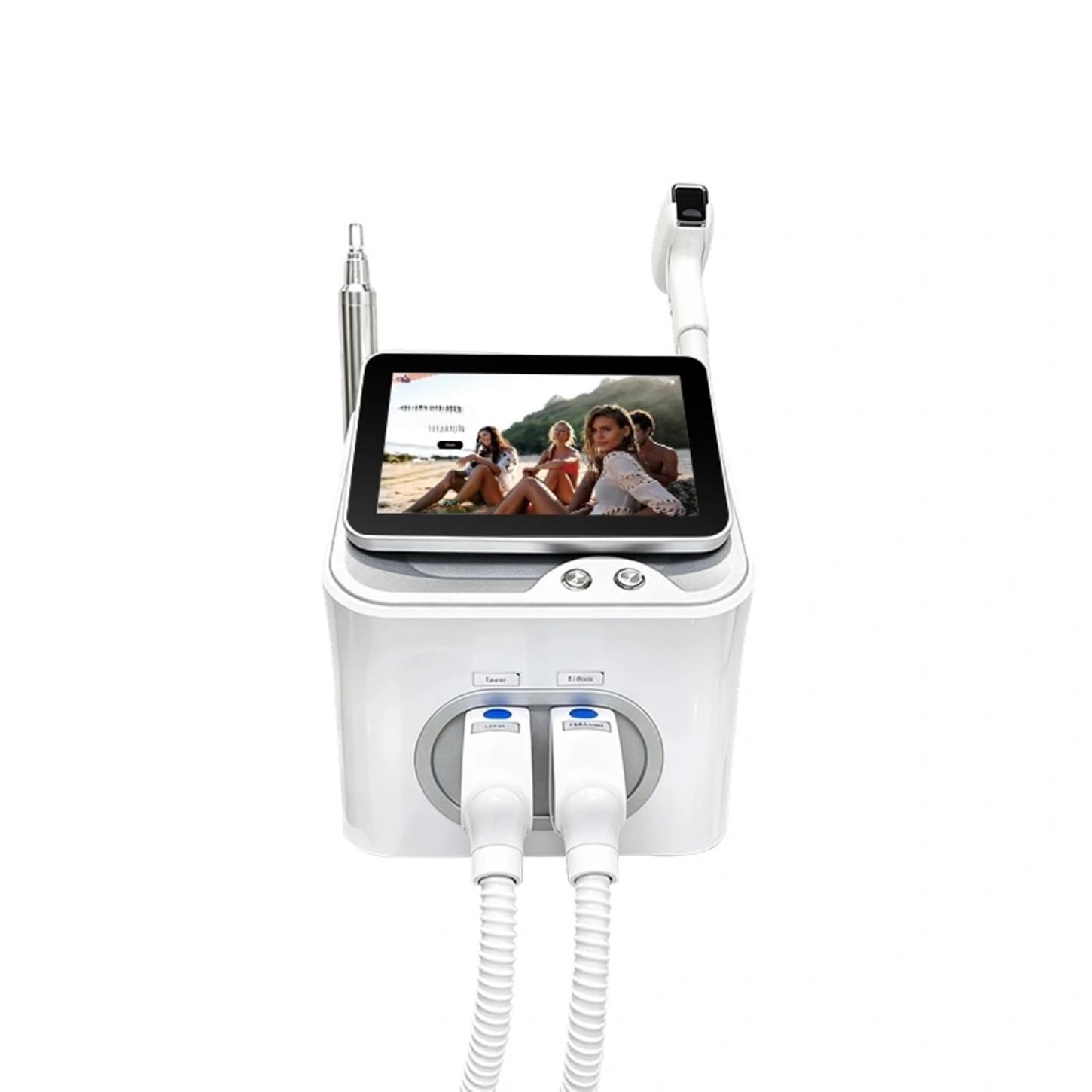 Epilierer 2 in 1 mit FAC-Technologie, ästhetisches Gerät für eine schnelle Haarentfernung und eine hellere Haut, erfrischender Griff, geeignet für alle Haut