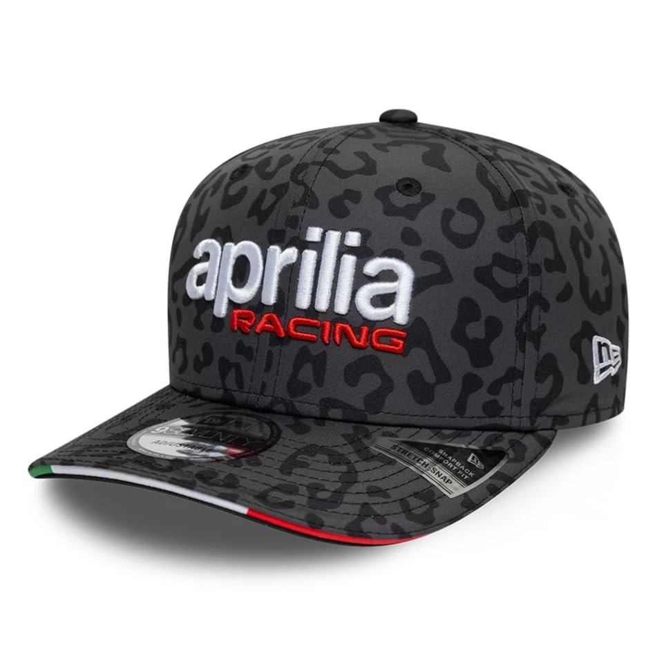 Aprilia Racing Superbikes Motorräder Offizielle Kollektion 2026 Mugello GP Special Edition Baseball Cap Mütze Verstellbar Schwarz