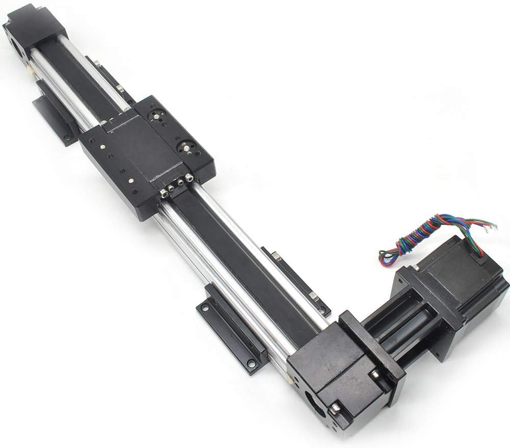 High Speed Belt Drive Linear Guide Rail 200mm Motion Slide Actuator Module +Nema23for CNC Linear Position Kit