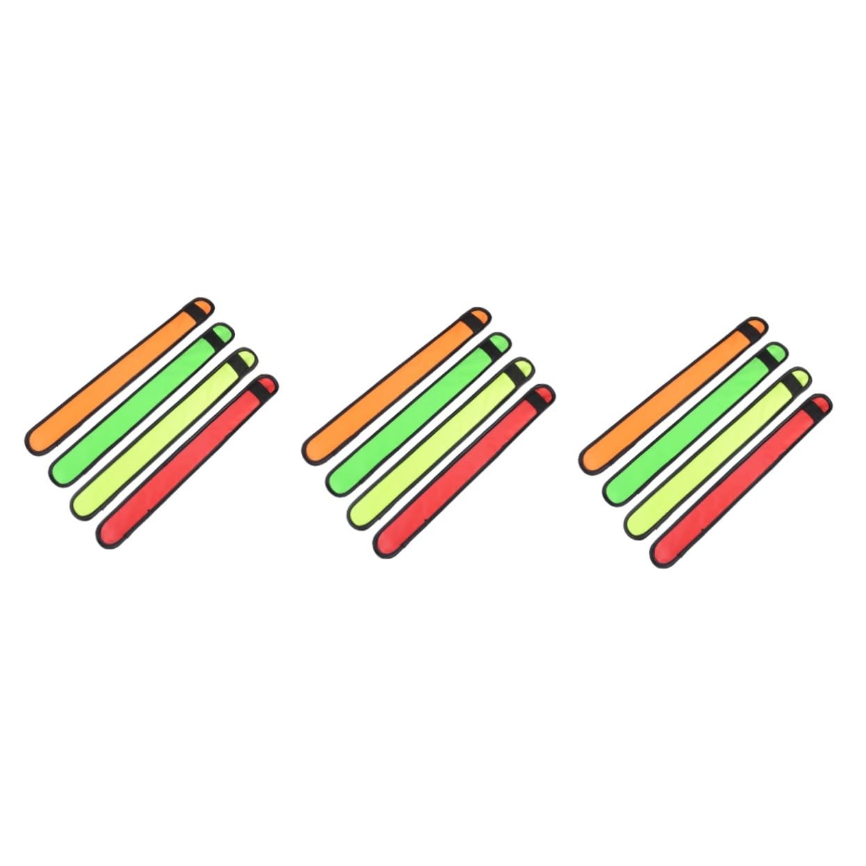Toddmomy Bracciali LED Luminosi per Corsa Notturna Alta visibilità Comodi E Sicuri per Jogging Camminate E attività all Giallo 4 * 3