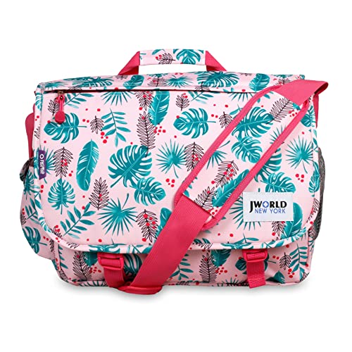 Image of J World New York Thomas Laptop Messenger Bag for Women & Men. Kids Computer Bookbag