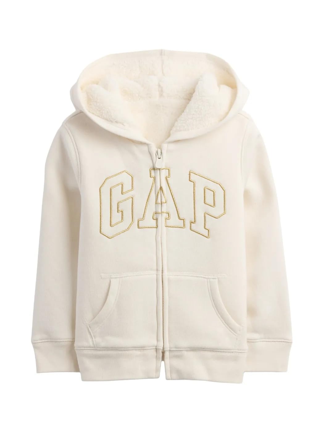 

                                                    GAP baby-girls Cozy Logo Full Zip Ivory Frost V2 3