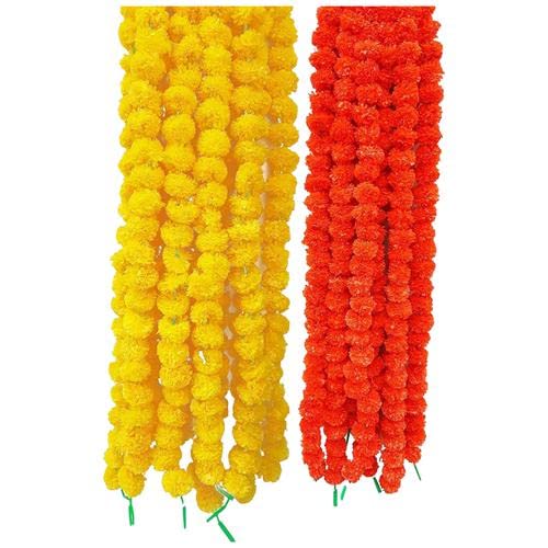 Buy KNATH Artificial Marigold Flowers for Decoration Long Marigold