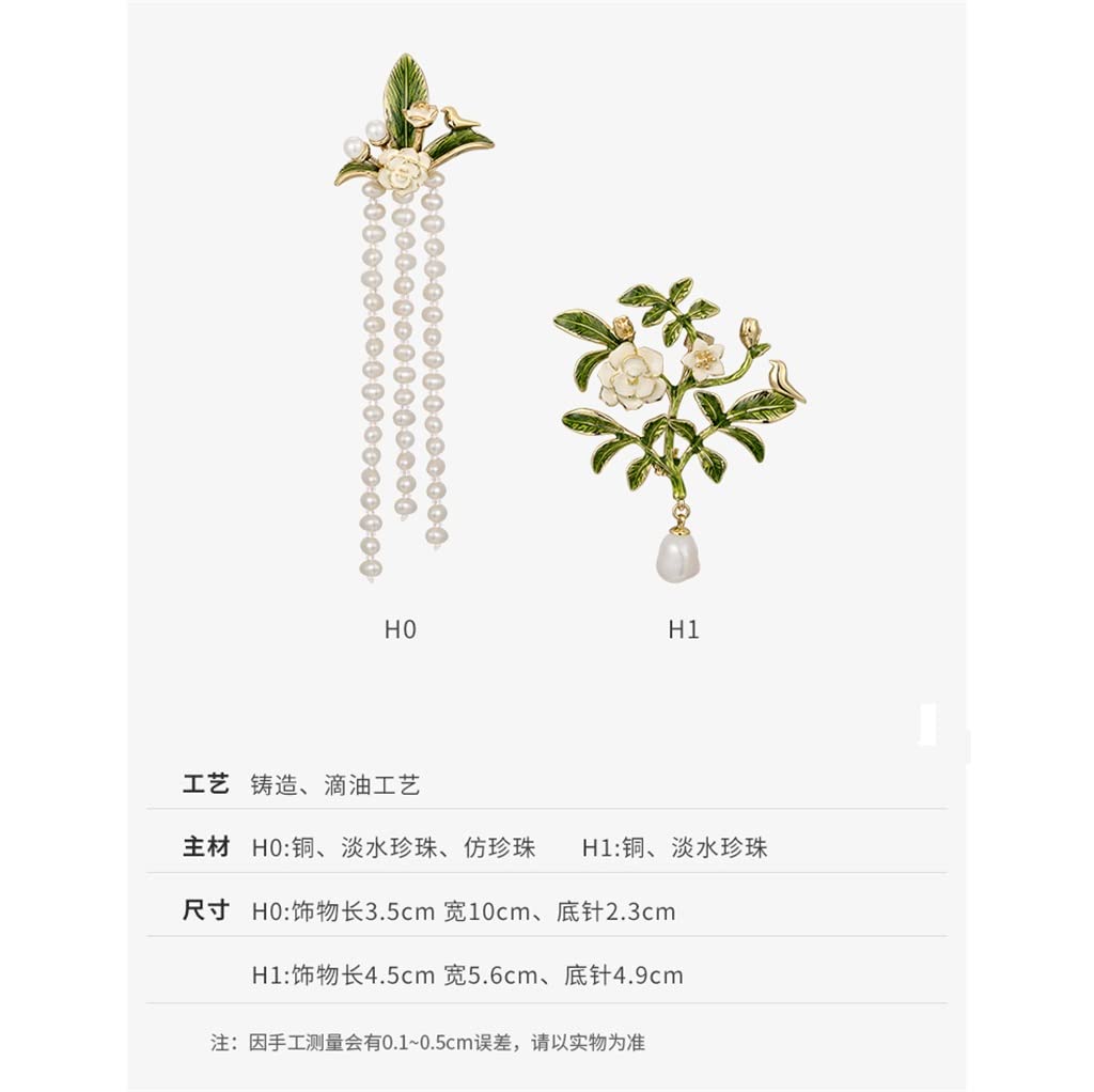 Botanische frische Gartenanzug Brosche Hemd Pin Brosche Frauen Kleidmantelzubehör