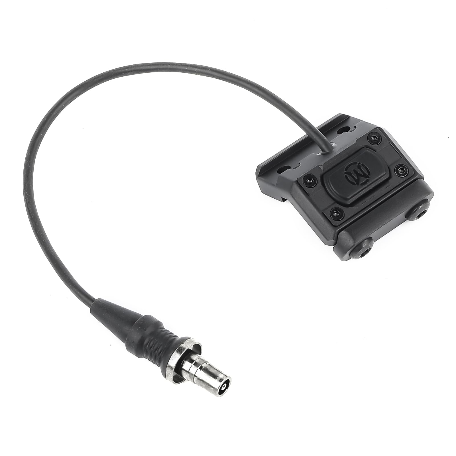 QIRUIMY Crane Plug UN Button Remote Pressure Switch for M300 M600 Light Tactical Flashlight Weapon Light Switch, for Picatinny Rail