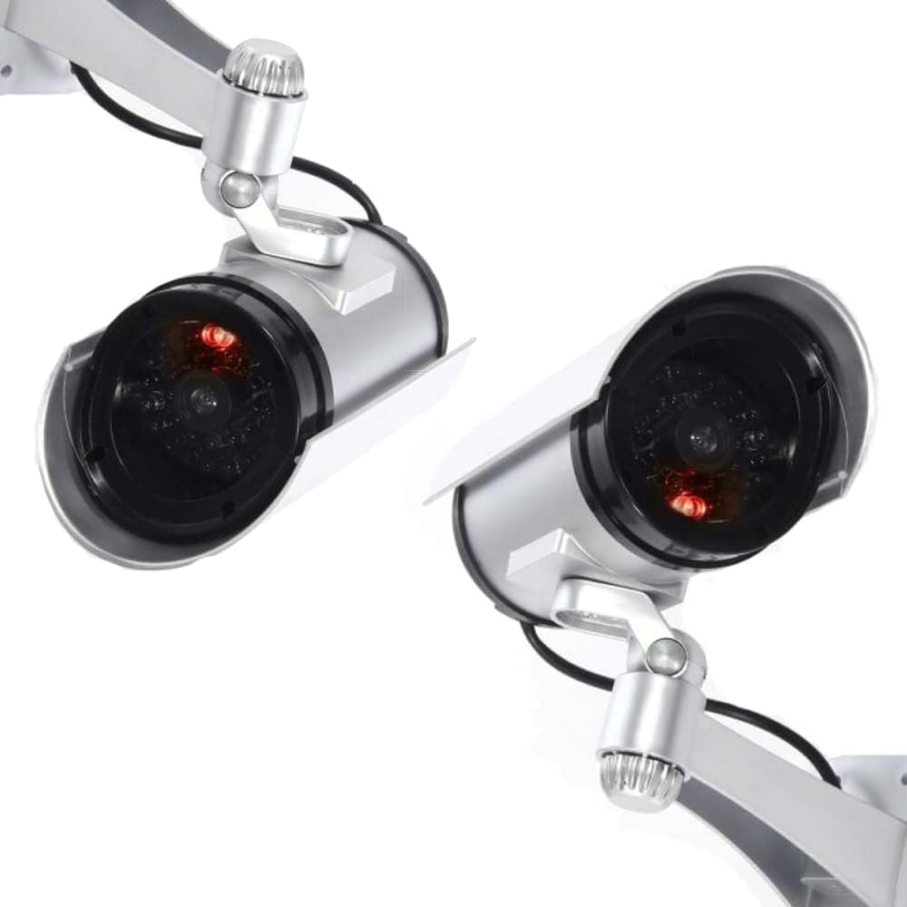 Telecamera Finta Con LED Lampeggiante - Esterno/Interno, Deterrente Antifurto, Installazione Facile - Foto 8