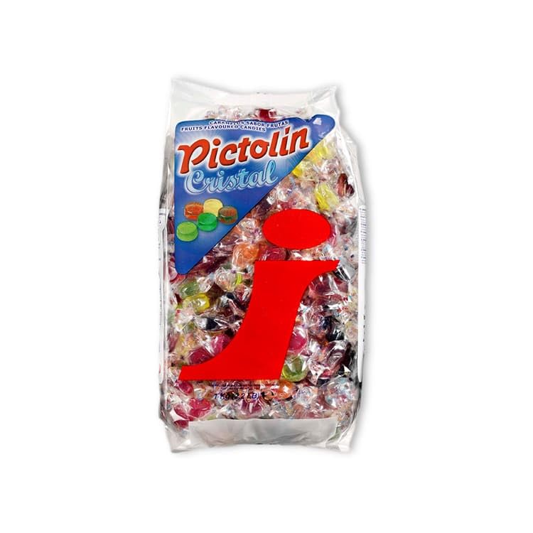iChuches | Caramelos duros Con Azúcar - Sin Gluten | Bolsa 1 Kg | Diferentes sabores: Café, Creme, Eucalipto, Miel Limón, Anís, Fullmint, Regaliz, etc. (Pictolín Galaxin Cristal)