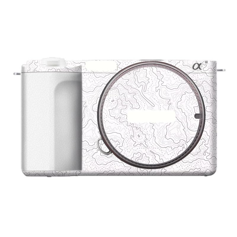 Film de protection en vinyle Sony ZV-E10 II motif blanc anti-rayure