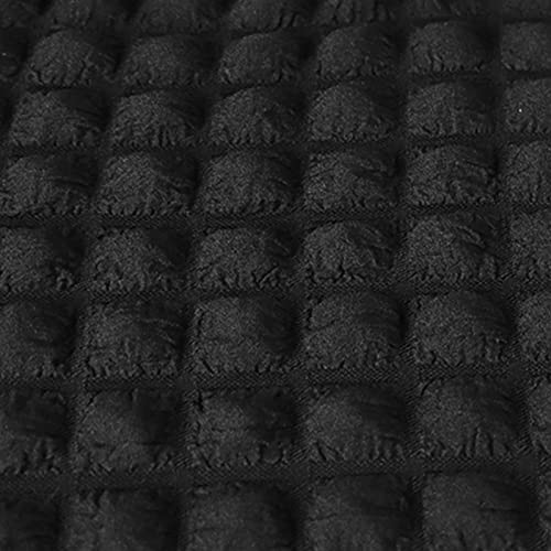 Neween Sofa Slipcover Silver Black Sofa Cover 1 Piece Easy Fitted Sofa Couch Cover Universal High Stretch Durable Furniture Protector With Skirt Vintage Country Style （3 Seater, Silver Black） #TOP7