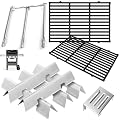 Spirit 2 Grill Parts for Weber GS4 Spirit II 300 SER Replacement for Weber Grill Accessories 3400302 7636 67046 Flavorizer Bars, 67060 Heat Deflector, 7638 7856 7860 Grates, 67025 69787 Burner Tubes