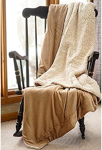 ULTIMATE SACKBlanket - Available in 3 Sizes, Materials, & Multiple Colors. Perfect Addition to Your Bean Bag Chair. Machine Washable, Extremely Soft, & Warm. (Camel, 60 x 72in)