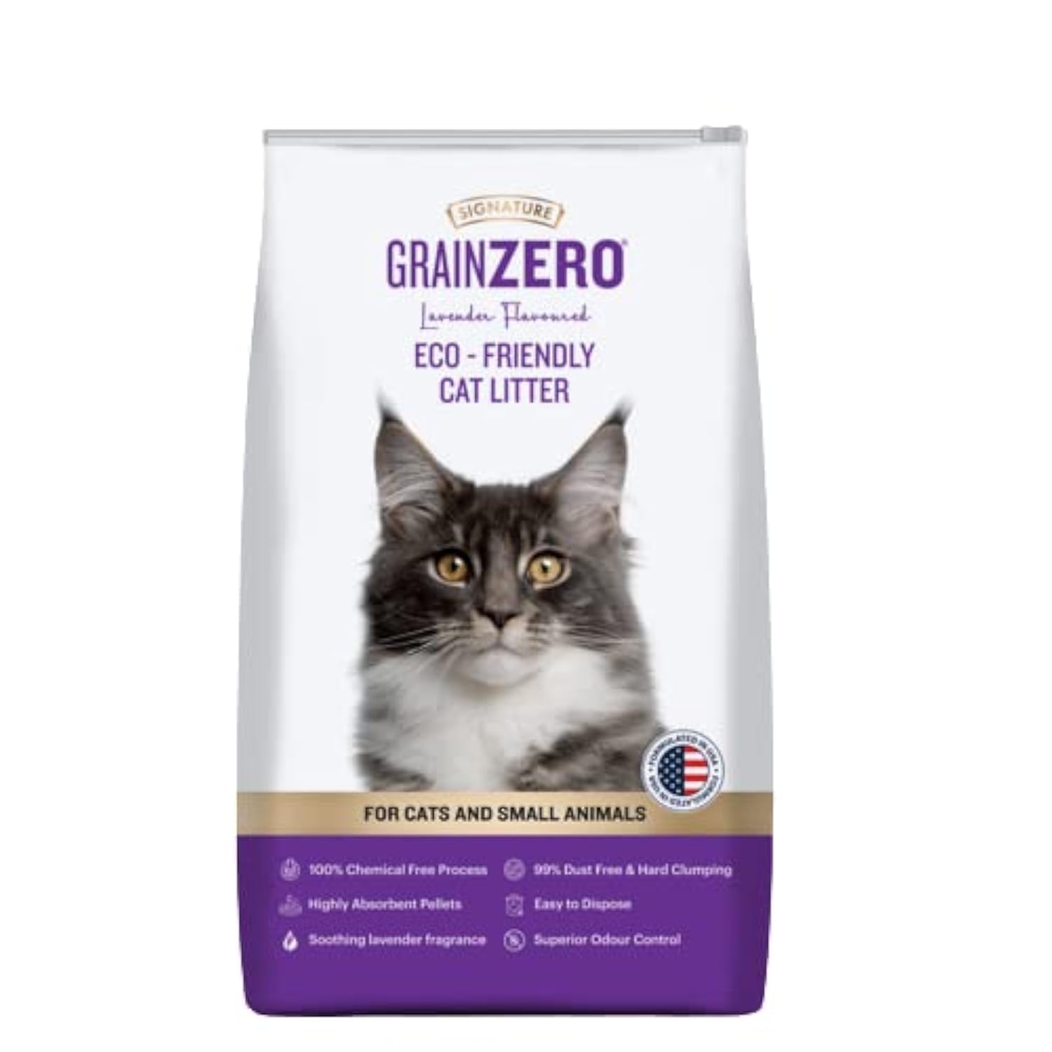 Grain Zero Benotinte Cat Litter (for Multiple Cats), Lavender Flavor 8 kg (B0C1K7XT3X) Amazon Price History, Amazon Price Tracker