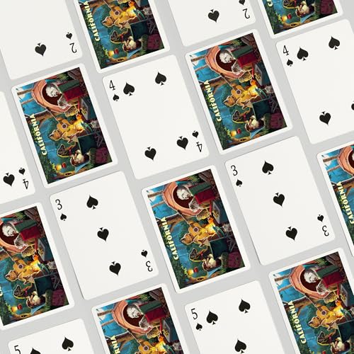 Naipes Poker California Pack Life 52 Cartas miniatura 4