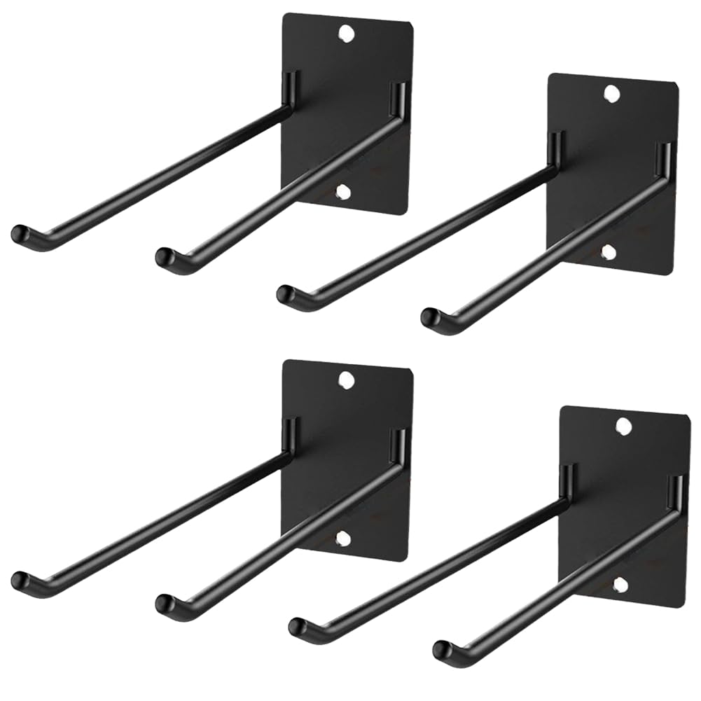 IJSDNVJNDX Heavy Duty Iron Wall Mount Hook for Garage Storage - Supports Shovels, Rakes, Brooms
