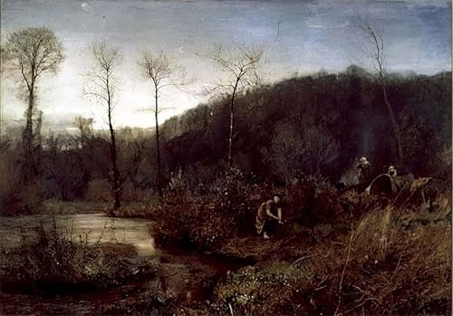 Cuadro un campamento gitano de John William North SERENDIPITP lienzo decorativo de 60x90cm