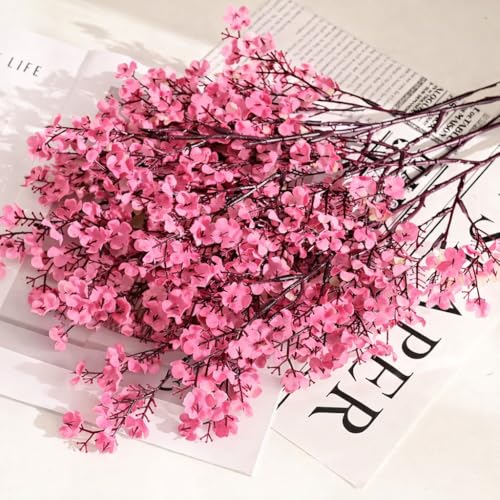 Image of Artificial Baby's Breath Flowers for Decoration (6, Pink)