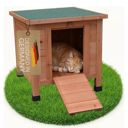 Melko Niche pour Chien/enclos en Bois env. 50 cm x 45 cm x 43 cm