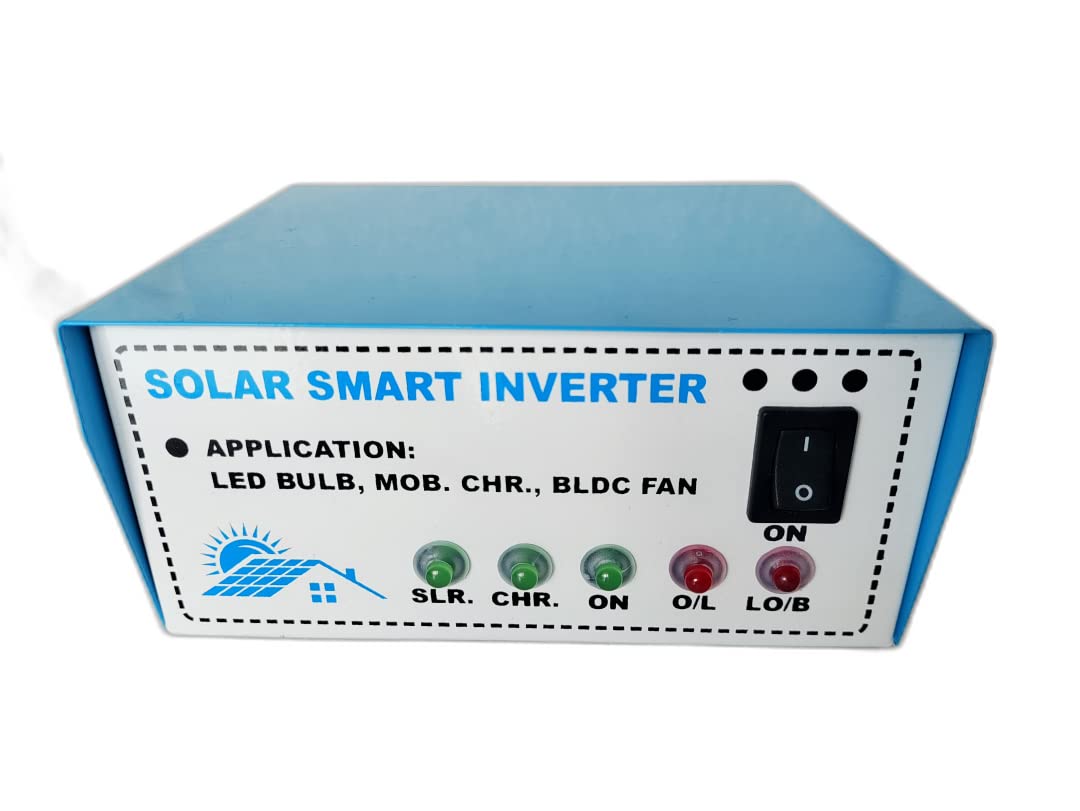 Solar DC to AC Converter Inverter 100W for 230V AC BLDC Fan, LED LAMP