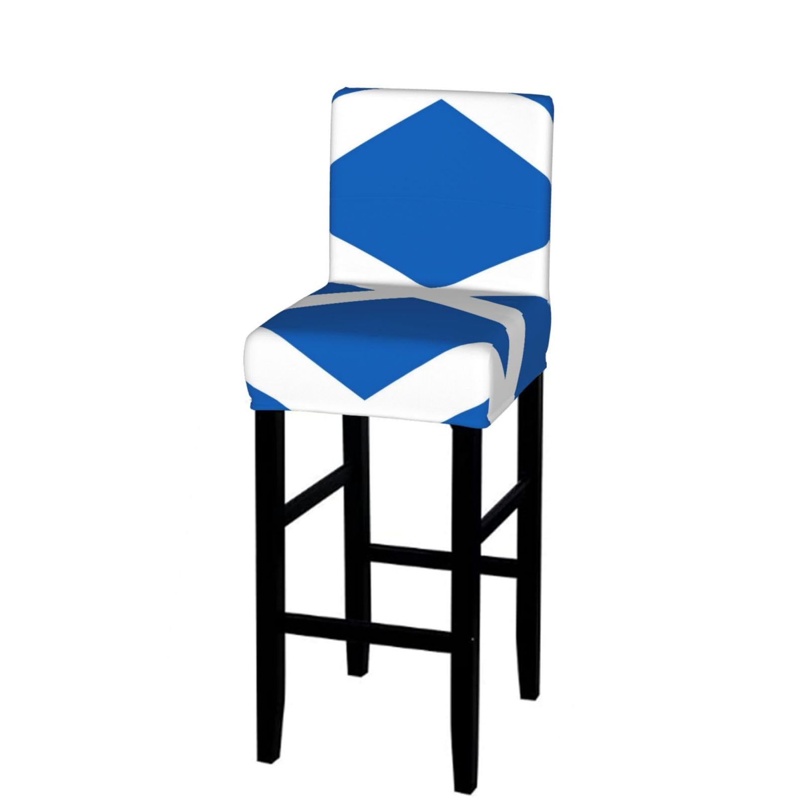 CNTDBU Scotland Flag Bar Stool Cover-Stretchy Chair Slipcover for Kitchen