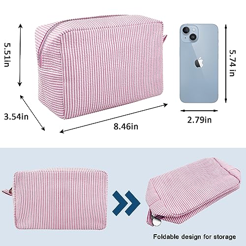 Trousse de maquillage rose et légère pour votre routine beauté quotidienne