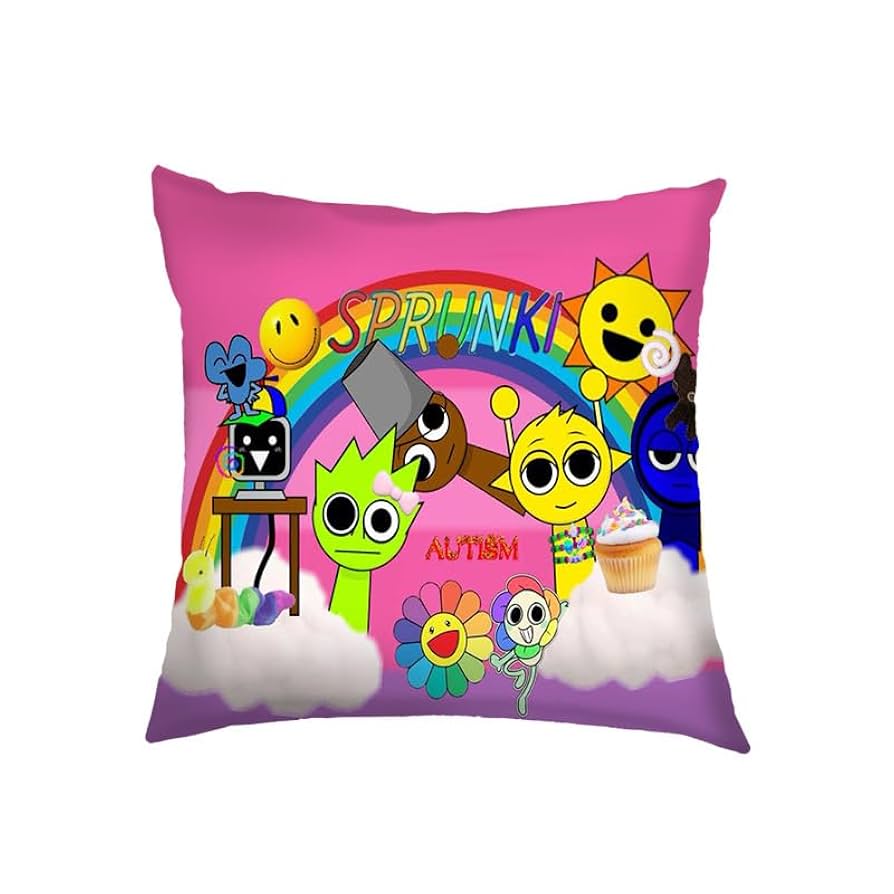 Amazon.co.jp: 【Ssiliulink】スプランキー Sprunki クッション