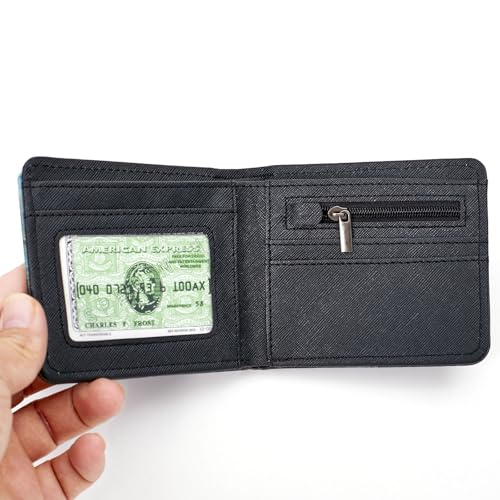 Kids Wallet for Boys4-6,Boys Wallet for Kids 5-7 6-8 5-10 11-14 15-16,Leather Wallet for Teen Boy4