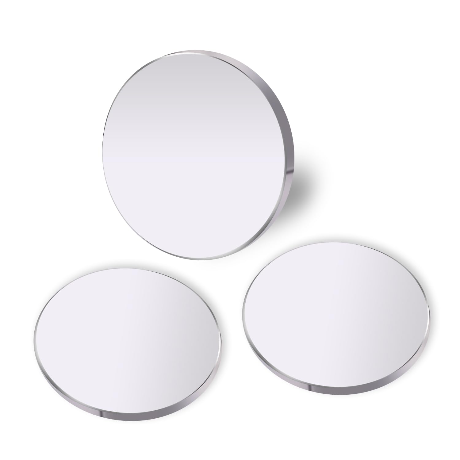CO2 Laser Mirror Láser Mo 25mm Laser mirrors Reflectivos Lente 3PCS Reflector láser de CO2 Mo Mirror Espejos Láser CO2 para Máquina de Corte y Grabado Láser CO2 30W-400W