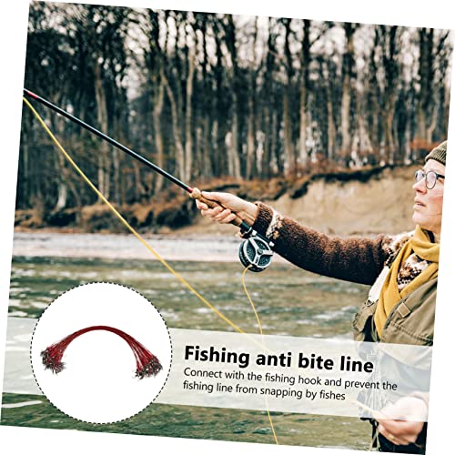 GANAZONO 100 piezas cable líder para pesca alta resistencia miniatura 6