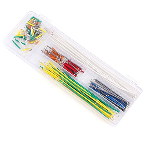 DollaTek Jumpers Set 140 Pieces (14 Sortes) Taille du câble Cavalier pour Breadboard