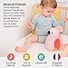 Little Big Friends Musical Baby Toy – Soft Plush Pull-String Cord Classical Toy for Baby & Toddlers | Soothing Stuffed Cuddly Animal Gift | Paris The Parakeet