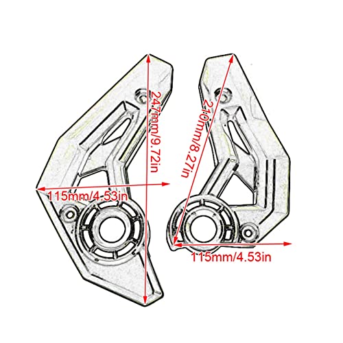 Cubierta lateral panel de carenado Ninja 650 blanco para protector de marco Kawasaki Z650 5