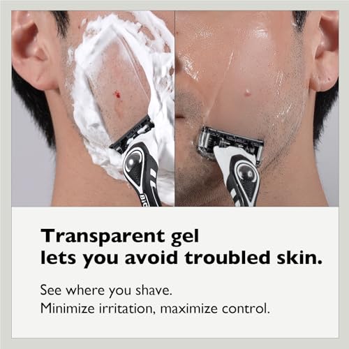 Image of Lazy Society Cica Shaving Gel, Transparent, non-foaming soothing gel, enriched with Centella Asiatica, Aloe Vera and Panthenol for Skin Protection for all sensitive type skin 3.38 oz