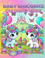 Baby Unicorns Coloring Book: – So Cute It’s Un-believa-horn! (Coloring Books - Cute Animals) B0F6F9QL1M Book Cover