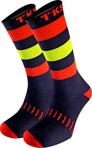 TKS VACCEO 1 PAR DE CALCETINES ESPECIFICOS DE CICLISMO CAÑA ALTA (XL(46-48), ESPAÑA)