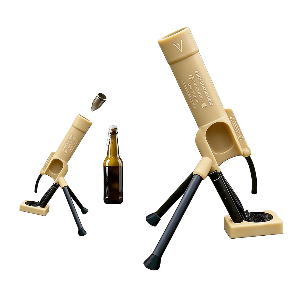 Amazon | ビールボトルモルタル型栓抜き、51mmタクティカルキャップ