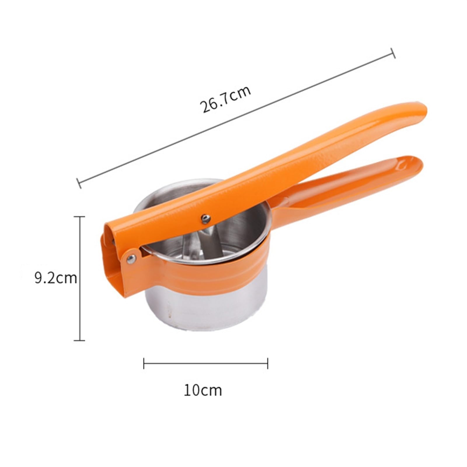 Prensador de Patatas Exprimidor de Patatas con 3 Discos Intercambiables Puré de Patatas Frutas Verduras y más Exprimidor y triturador de Patatas Chef Genial
