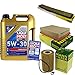 Produktbild QR-PARTS 69372985 Filter Set Inspektionspaket 5 Liter Motoröl Longlife III 5W-30 MANN-FILTER Innenraumfilter Luftfilter Ölfilter