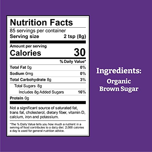 Wholesome Organic Light Brown Sugar, Fair Trade, Non Gmo & Gluten Free, 1.5 Pound (Pack Of 1) #TOP2