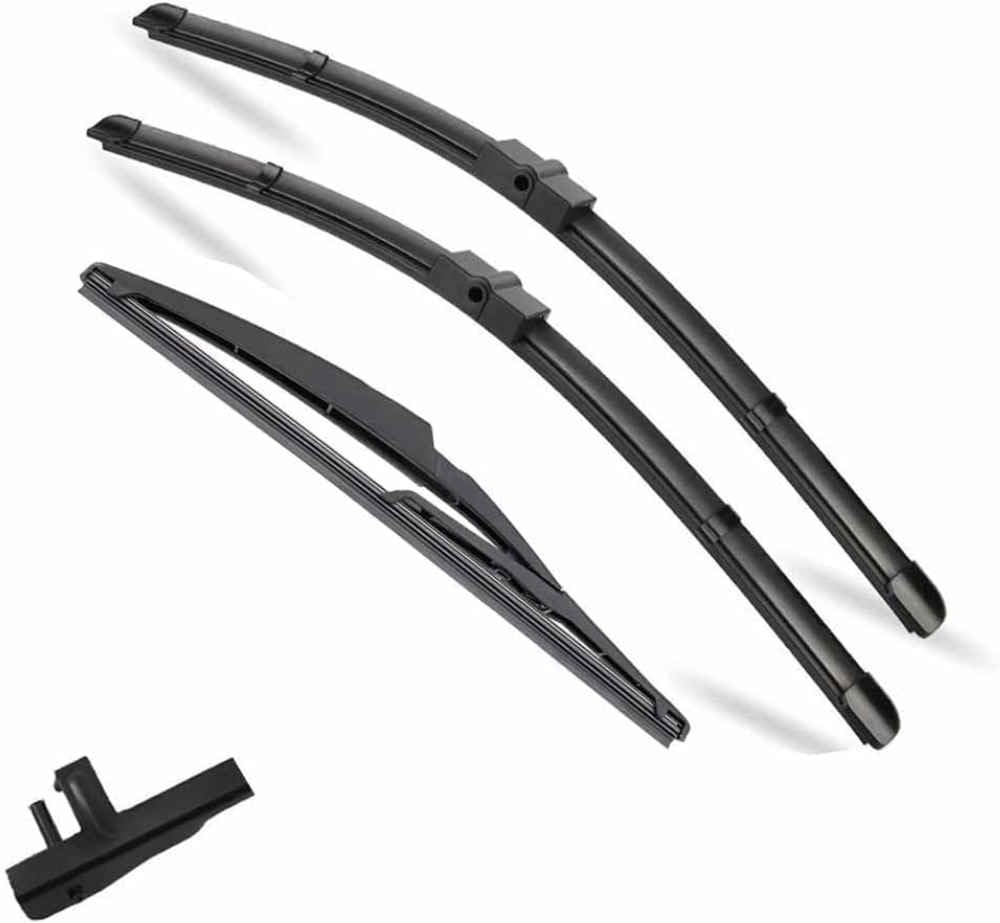 DZTYNKO Car Windscreen Wiper Blades Set for Mazda 3 Mazda3 BK 2003-2009 21in+19in+14in, Front Window Wipers for Clear Visibility, Replacement Wiper Blades