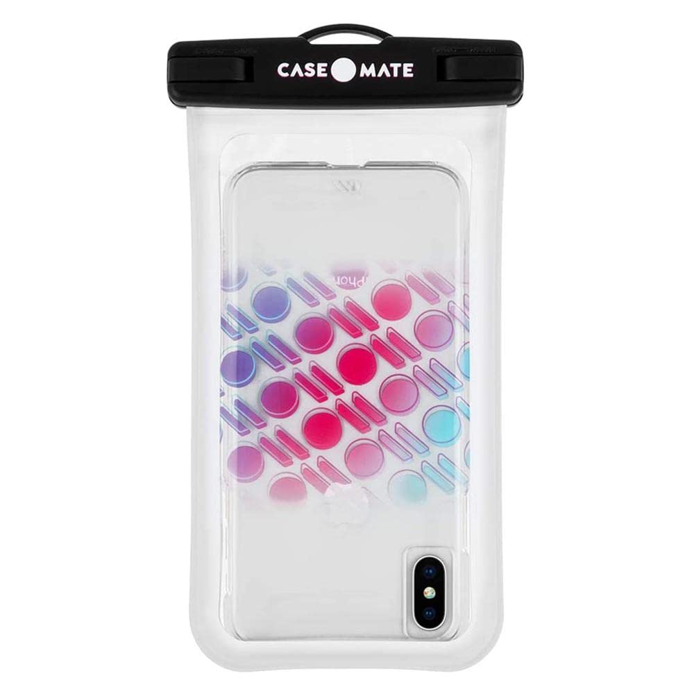 Case-MateCase-Mate Universal Case Waterproof Phone Pouch For Swimming [Waterproof Phone Case Up To 6,5 Inches | Ipx8-Certified | 3 Ft Depth | Underwater Phone Pouch | Perfect For The Beach] - Clear